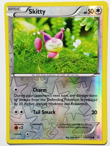 Reverse holo skitty 113 160 - skitty, nm