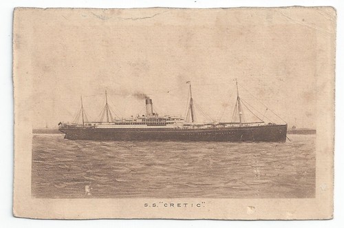 White star line cretic - line, steam