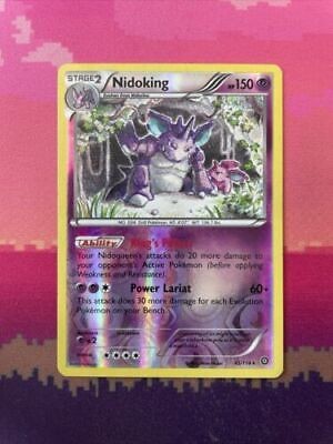 Pokemon card nidoking - card, steam