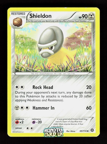 Pokemon shieldon 114 - shieldon, 69/114