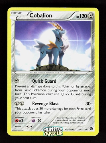 Pokemon cobalion 114 - 74/114, lp