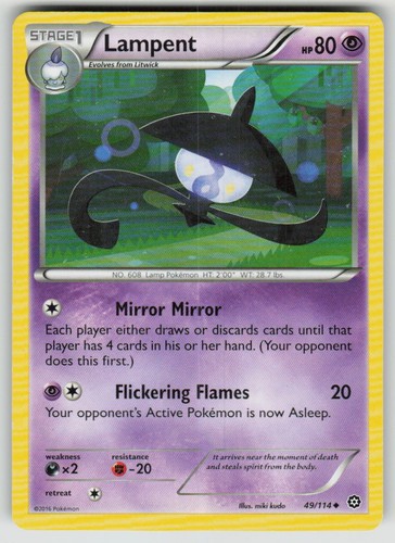 Pokemon lampent 114 - 49/114,