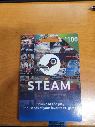 Steam gift card 100 - card, $100