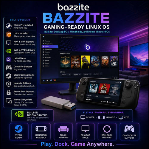 Bazzite linux sistema - bazzite, |