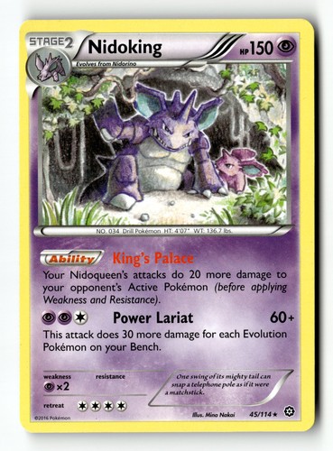 Pokemon card nidoking normal - card,
