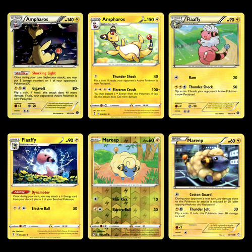 Ampharos flaffy mareep holo - flaffy,