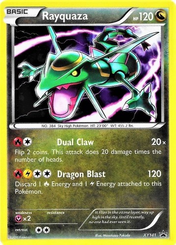 Rayquaza danneggiata xy141 - -,